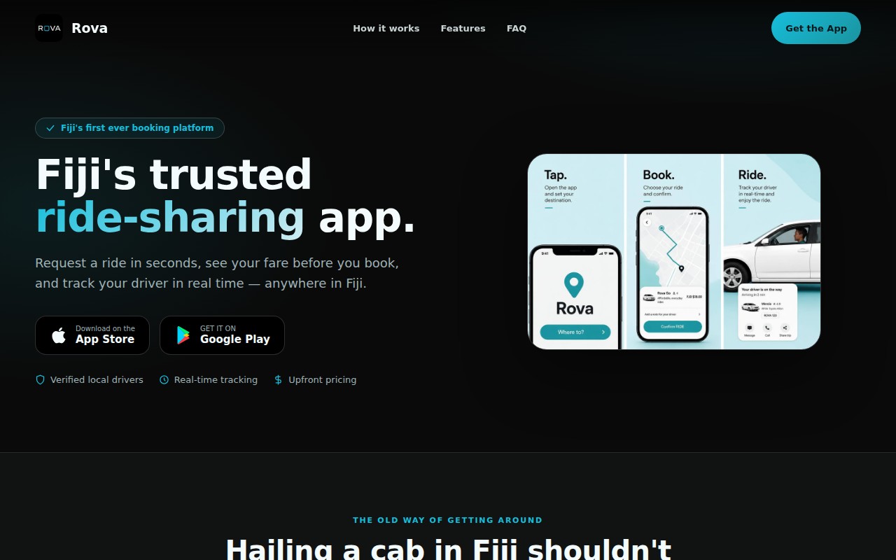Rova website